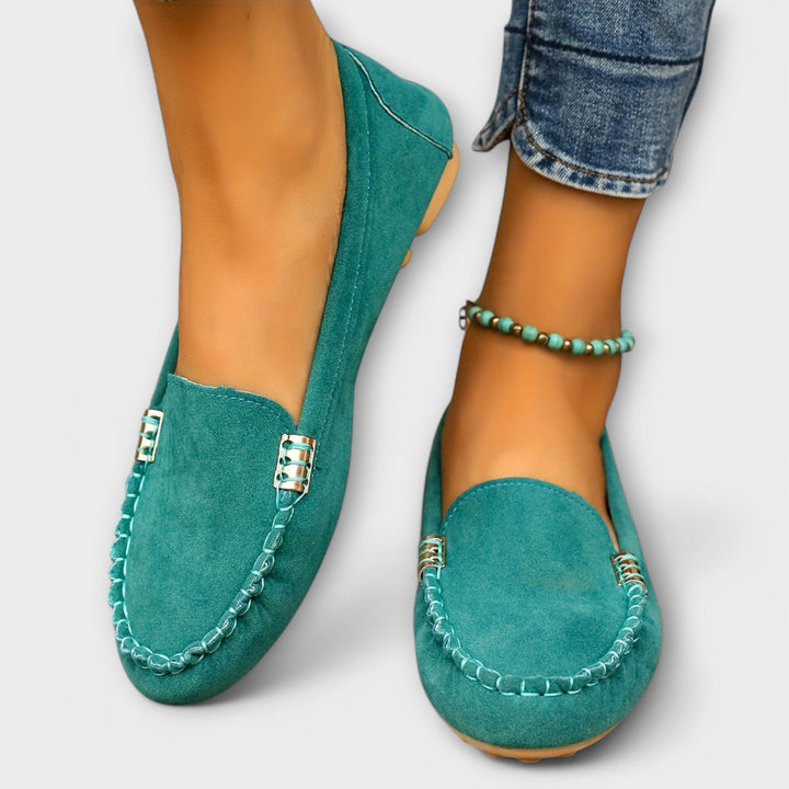 Sabrina™  | Premium Stoff Mokassin