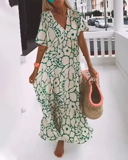 Rayna™ - Lässiges Sommerkleid mit Blumen