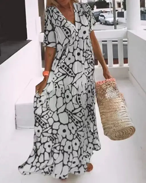 Rayna™ - Lässiges Sommerkleid mit Blumen
