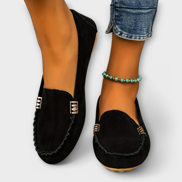 Sabrina™  | Premium Stoff Mokassin