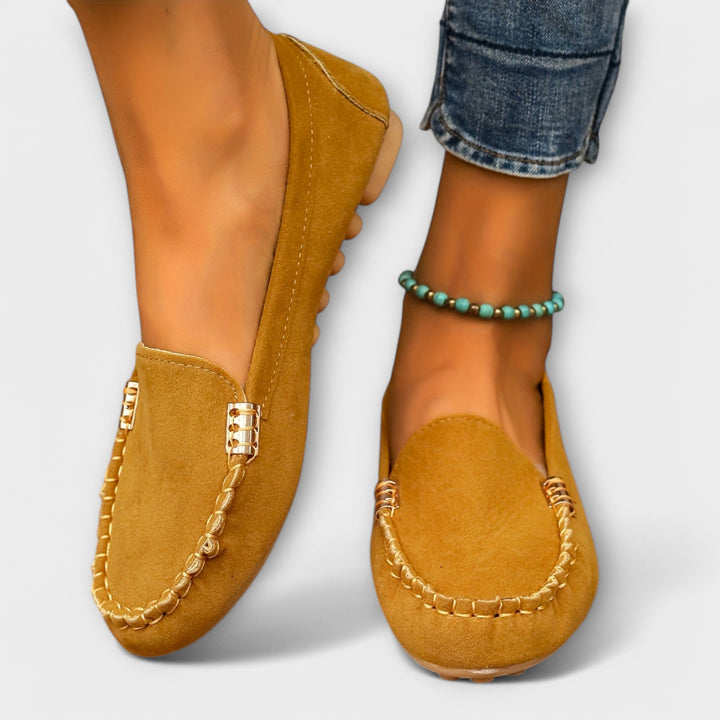 Sabrina™  | Premium Stoff Mokassin