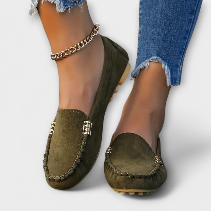 Sabrina™  | Premium Stoff Mokassin