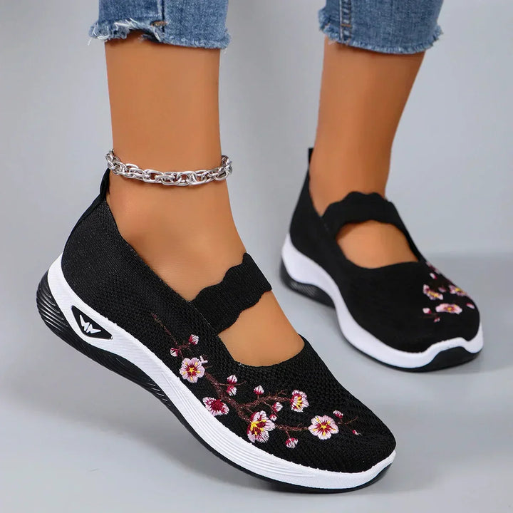 Sofi™ | Sommersandalen mit Stickerei