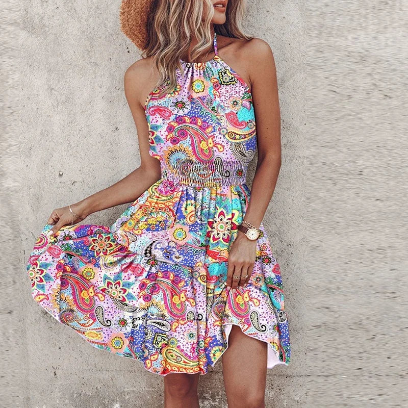 Angela™ - Schickes Halterkleid