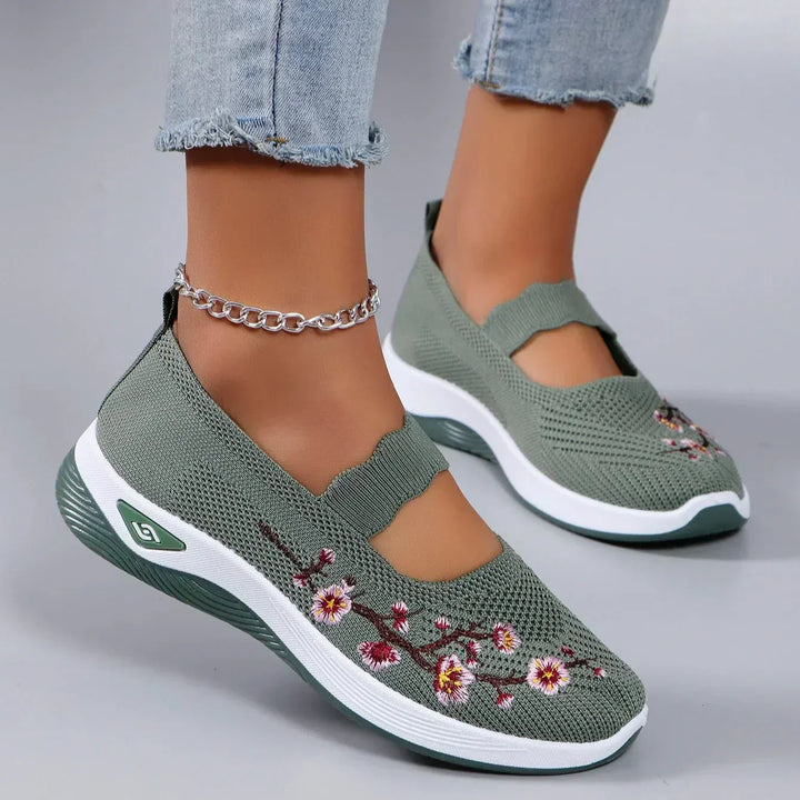Sofi™ | Sommersandalen mit Stickerei