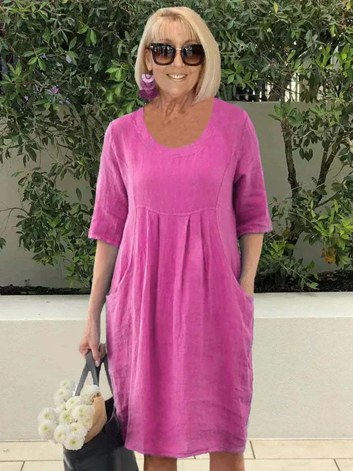 Violet™ | Lockeres Kleid mit Taschen